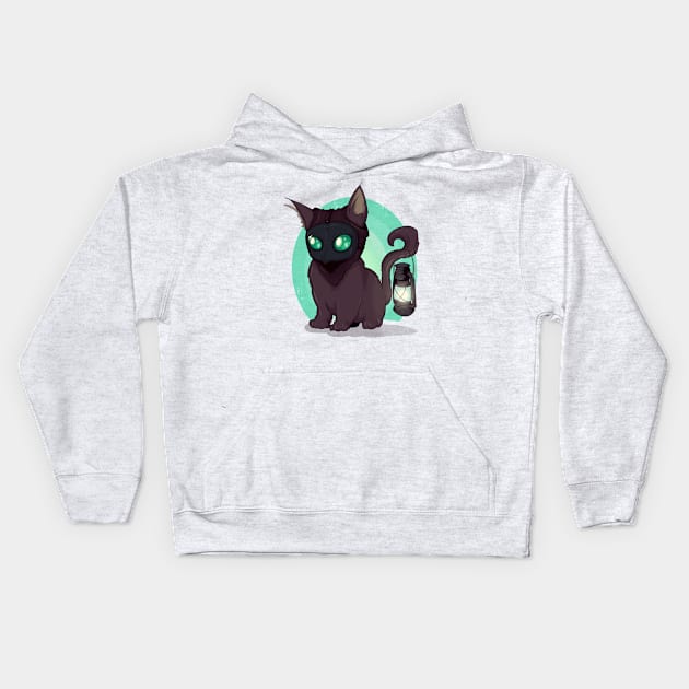 Plague Kitten Kids Hoodie by LVBart